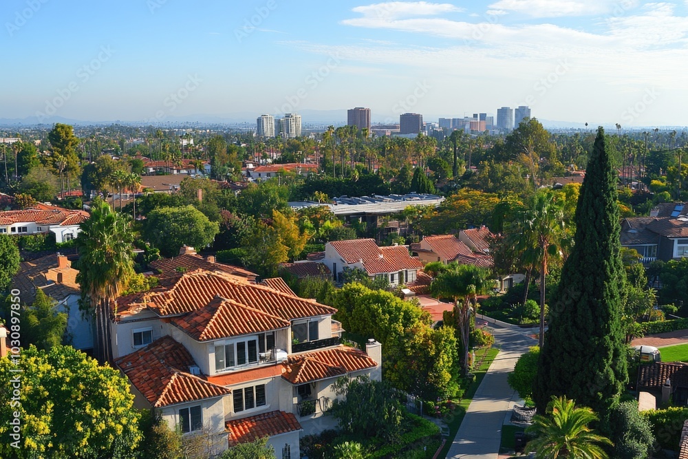 Residential Neighborhood Aerial View Residential Neighborhood Aerial View