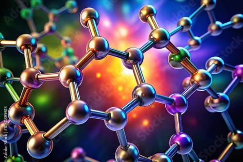 Detailed Bromocyclohexane Structure Illustration for Chemical Research and Education Purposes in Organic Chemistry photo