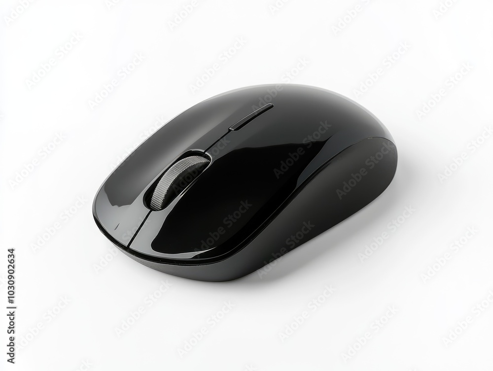 black computer mouse