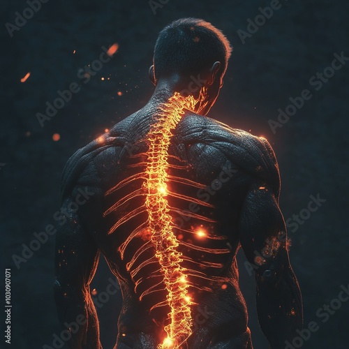 Man experiencing back pain