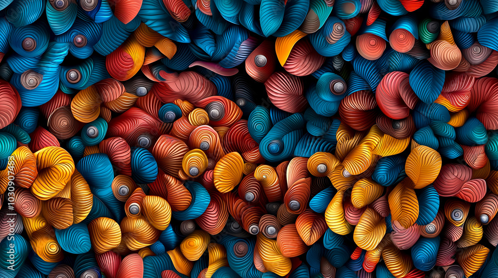 Vibrant abstract design featuring swirling patterns in shades of red, blue, orange, and yellow, creating dynamic and visually engaging composition Vibrant abstract design featuring swirling patterns in shades of red, blue, orange, and yellow, creating dynamic and visually engaging composition