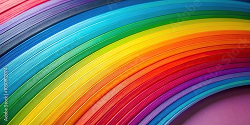 Colorful paper background in rainbow colors