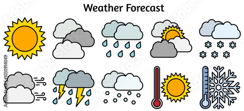 Weather Forecasting Icons
