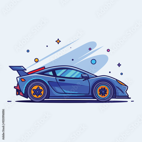 sports car vector