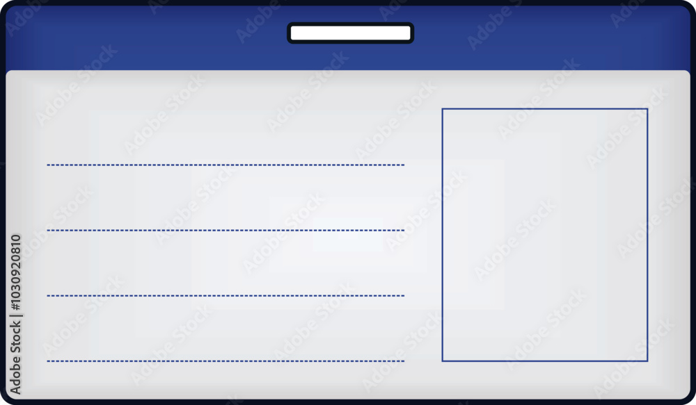 Identification card template. vector illustration Identification card template. vector illustration