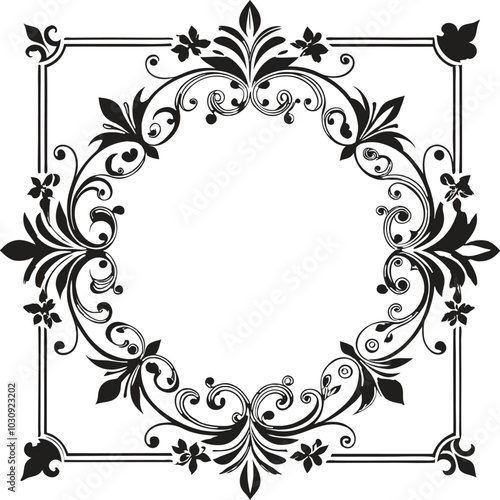 Line art mandala illustration, Vector Elegant Design for Background , wallpaper or Frame. Ai Generated