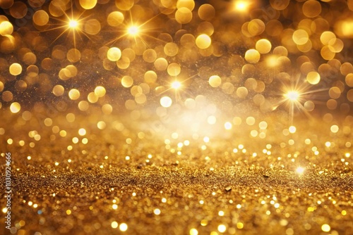 gold glitter light effect background decoration