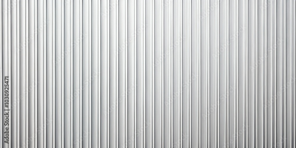 Luxurious white corrugated metal background with a wide-angle view Luxurious white corrugated metal background with a wide-angle view