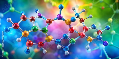 Detailed Gabapentin Chemical Structure Illustration for Pharmaceutical Research and Educational Purposes photo