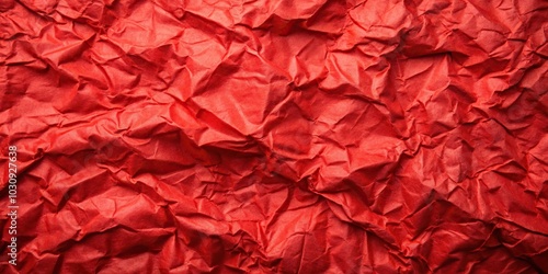 Wallpaper Mural Macro red paper texture background with abstract crumpled shapes Torontodigital.ca
