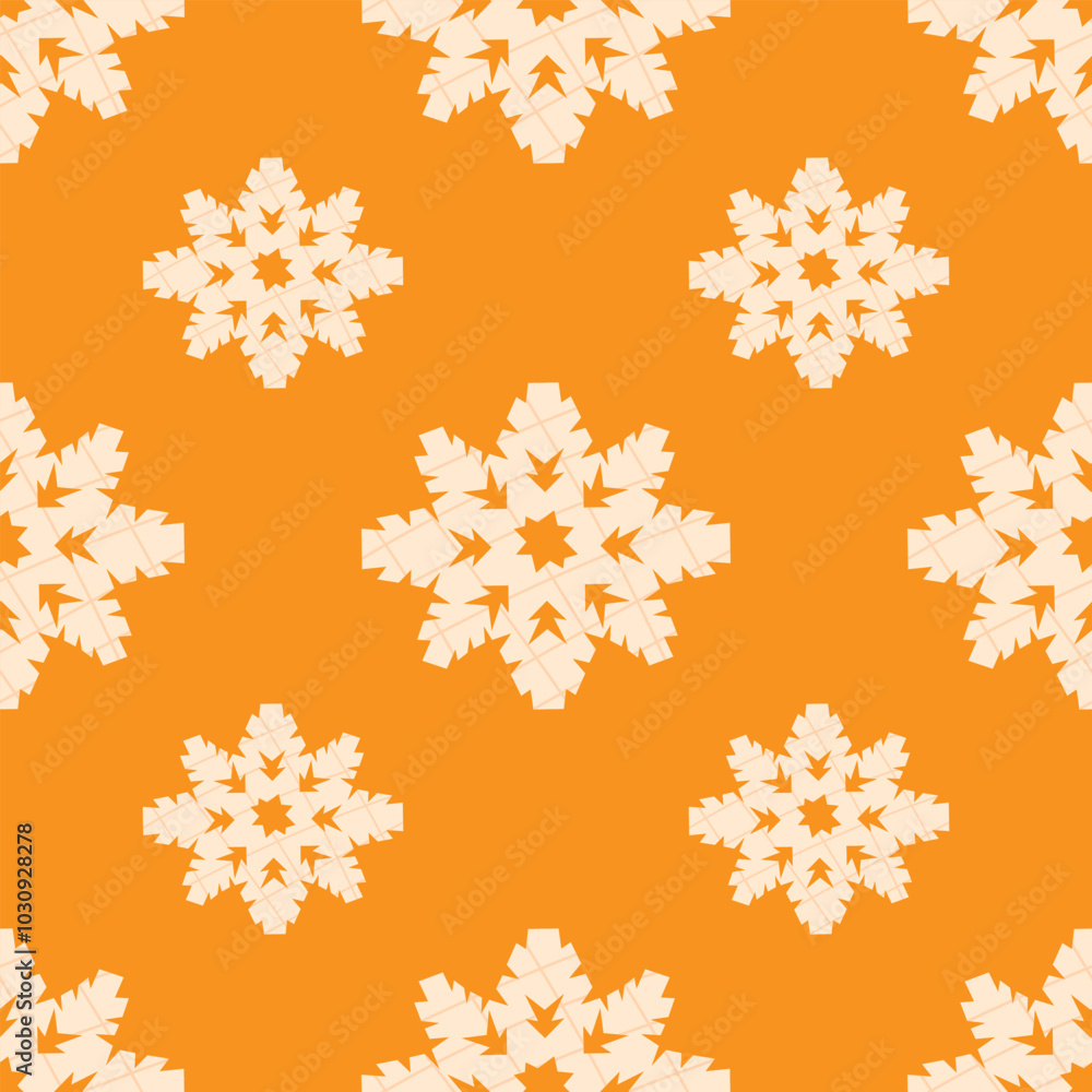 Paper snowflakes seamless pattern Paper snowflakes seamless pattern