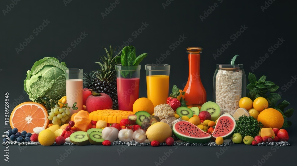 Healthy food selection Healthy food selection