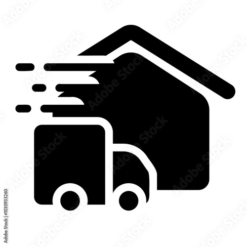 delivery glyph icon