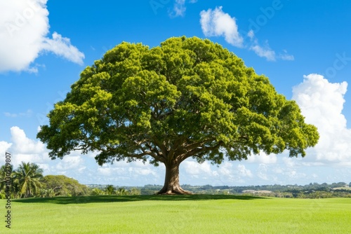 A large southern live oak tree (Quercus virginiana) estimated to be over 300 years old in Dade Battlefield Historic State Park, Bushnell, Florida, U.S. photo