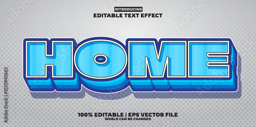 home new editable text effect in new modern trend style
