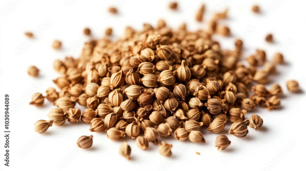 Coriander Seeds Close Up. Coriander Seeds Close Up.