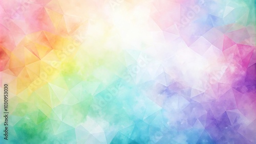 watercolor polygon background