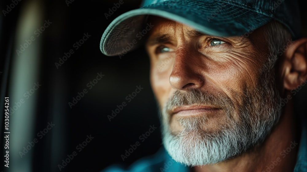 A mature man with a contemplative and serious expression wearing a hat, illustrating depth of thought, life experience, and a timeless, reflective demeanor. A mature man with a contemplative and serious expression wearing a hat, illustrating depth of thought, life experience, and a timeless, reflective demeanor.