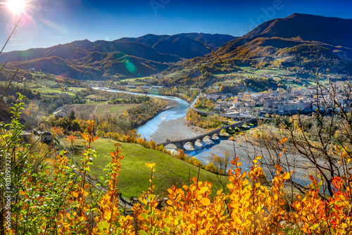 Photos Panorama Bobbio in autunno