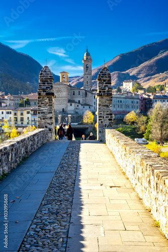 Bobbio, ponte photo