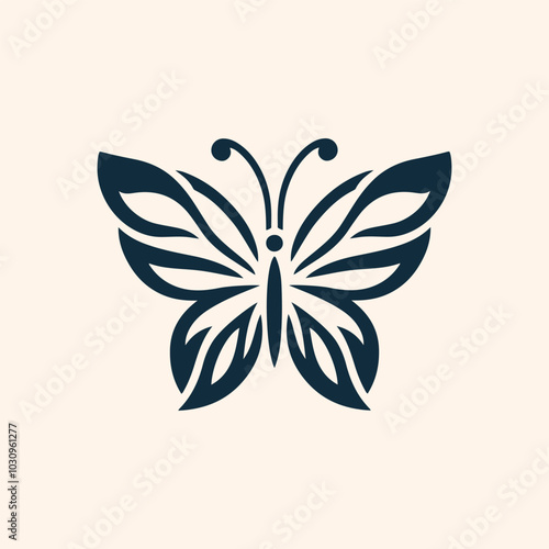 Butterfly logo icon vector illustration 5