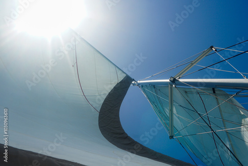 sail boat on the sea