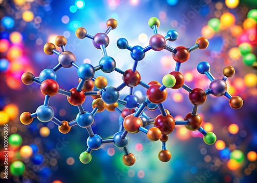 Detailed Structure of Adenosine Diphosphate (ADP) for Biochemistry and Molecular Biology Studies in Energy Metabolism photo