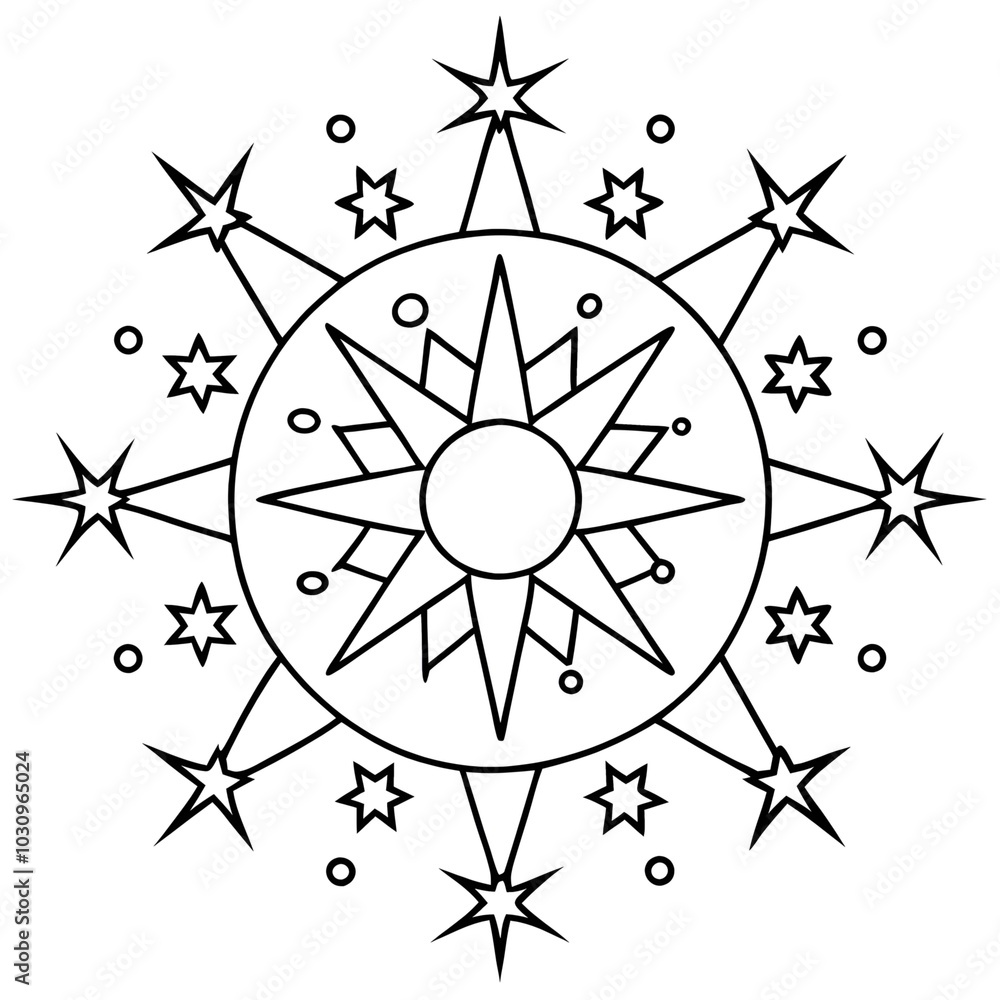 Fototapeta premium Set of compass