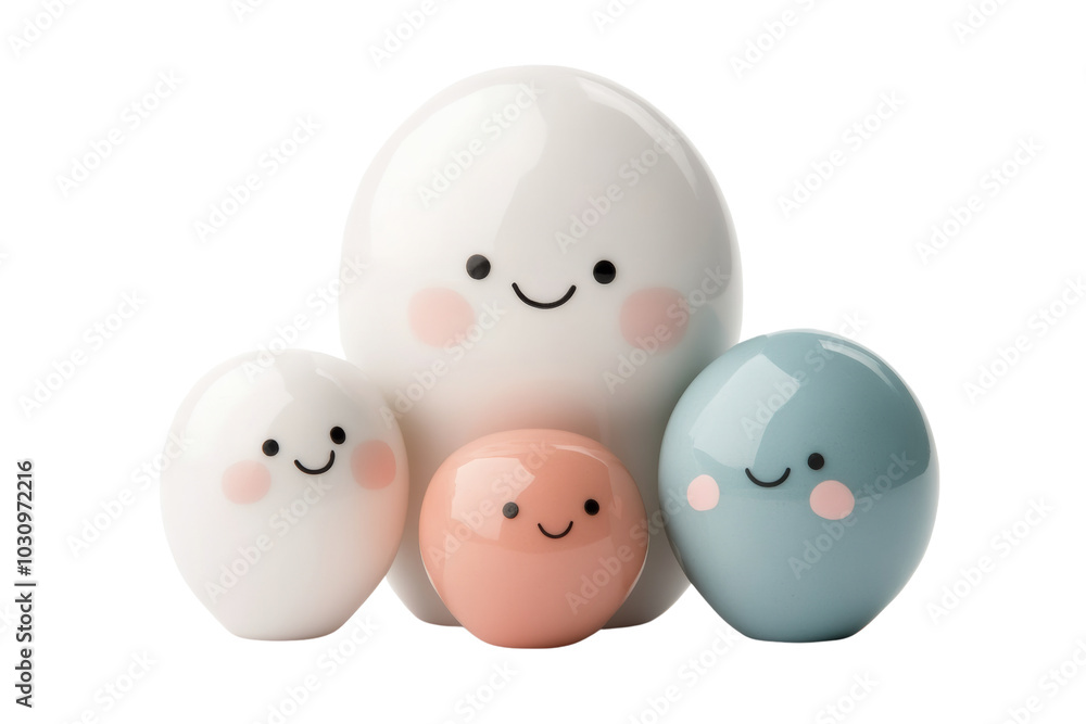 Cute ceramic figures with happy expressions, perfect for adding charm to any space. Cute ceramic figures with happy expressions, perfect for adding charm to any space.