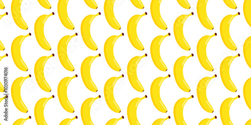 Wzór w banany. Dekoracyjne tło bezszwowe. 