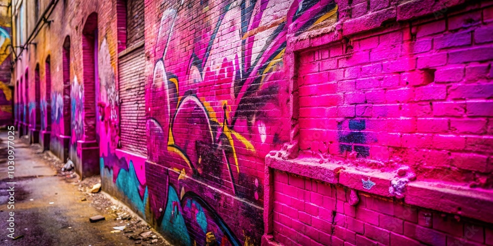 Fototapeta premium Urban Exploration: Pink Wall Texture Background for Creative Photography and Design