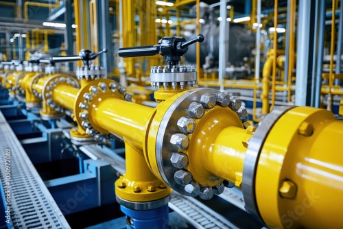 Flow Control: Oil Flow Valve Management in Industrial Plant for Gas & Energy Sector