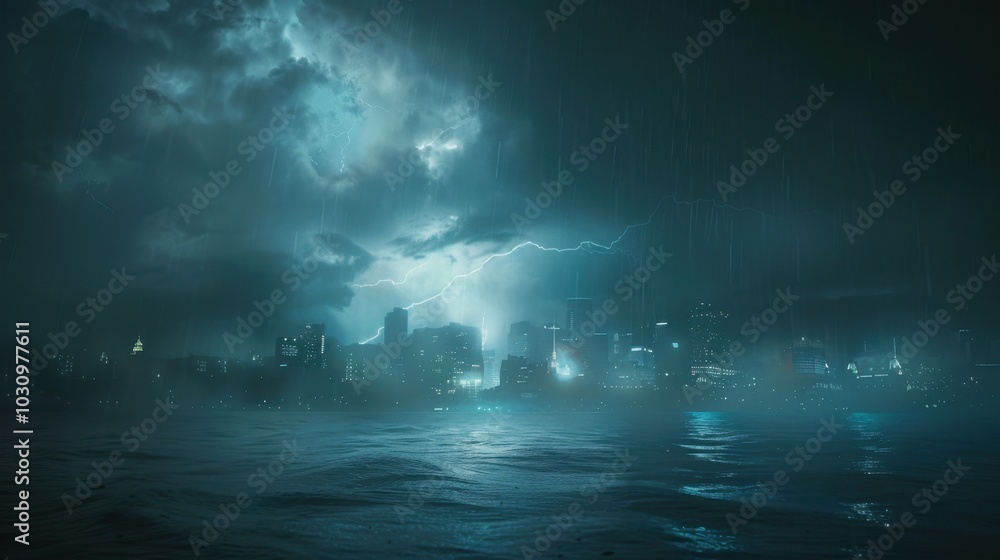 The abstract nature of lightning is captivating. Dark clouds and rain complete the dramatic picture. The abstract nature of lightning is captivating. Dark clouds and rain complete the dramatic picture.