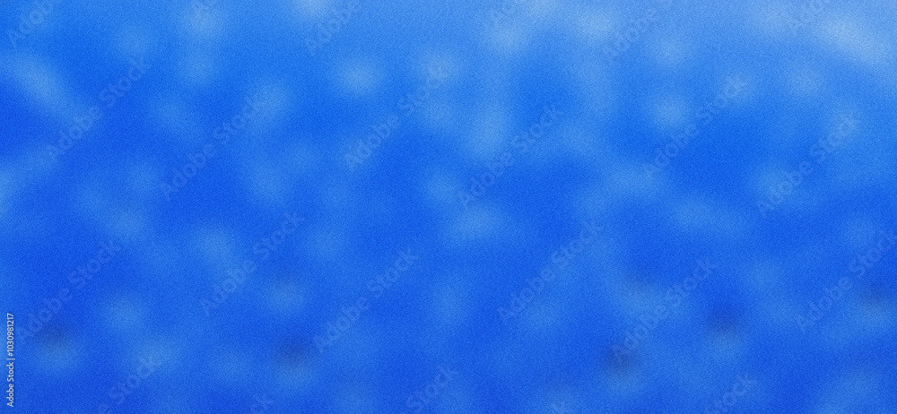 Blurred background of water drops on blue background with grainy texture Blurred background of water drops on blue background with grainy texture