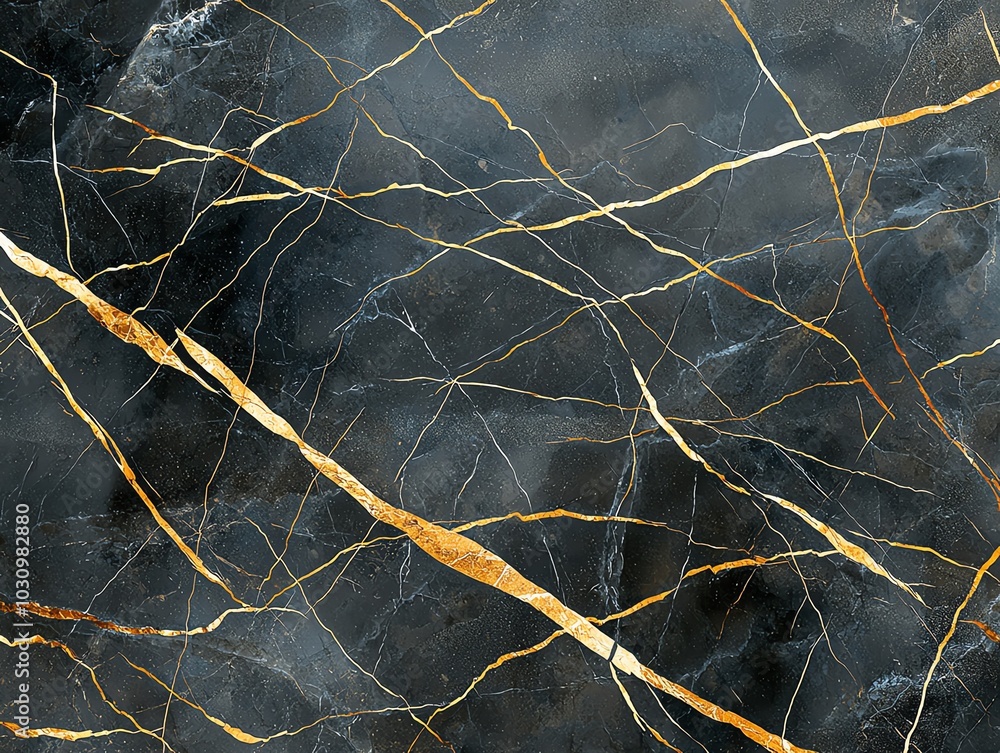 Elegant black marble texture with striking golden veins, perfect for luxury designs and modern architecture. Elegant black marble texture with striking golden veins, perfect for luxury designs and modern architecture.