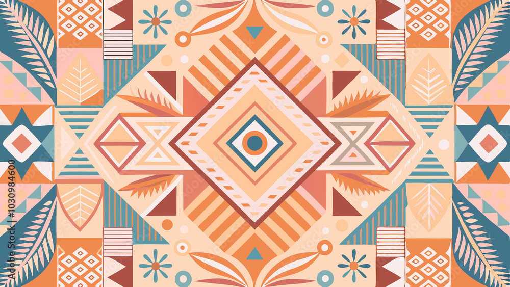 seamless pattern African seamless pattern African