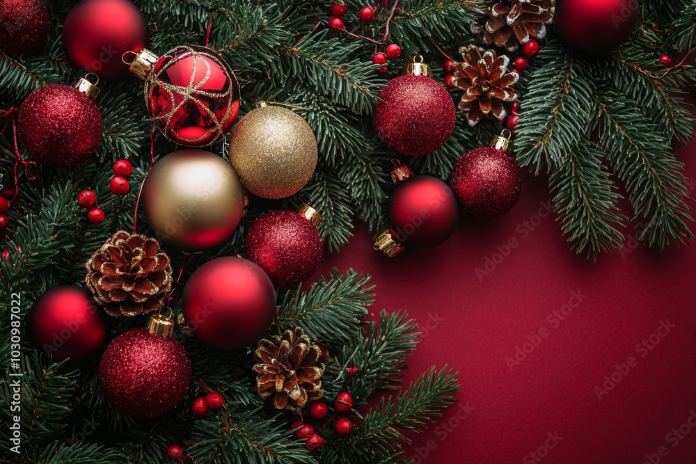 Christmas Season Background in Winter Christmas Season Background in Winter
