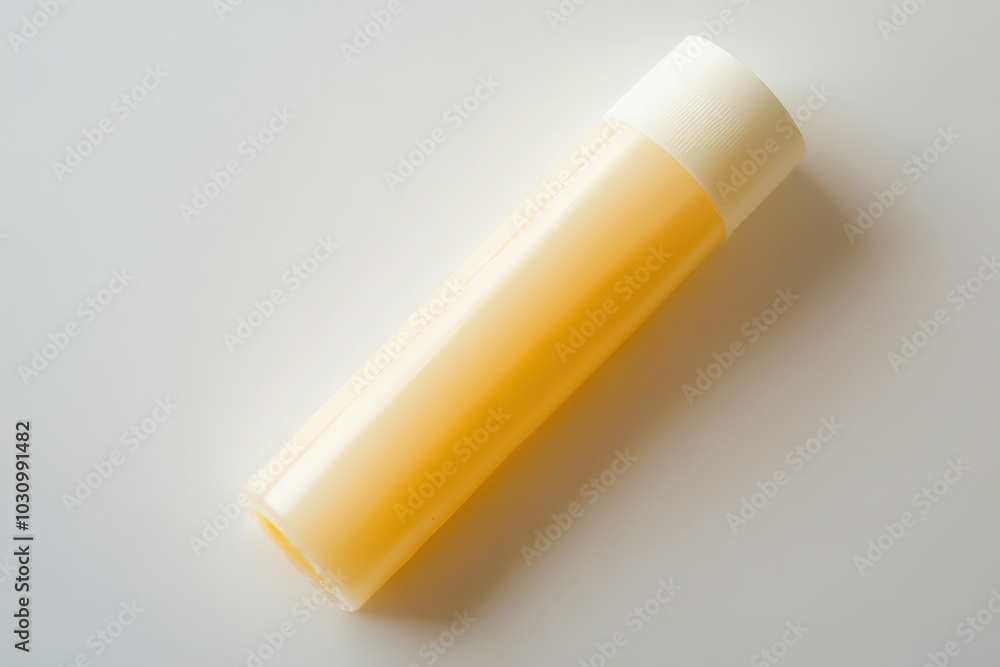 Glue Stick: Open Container with Paste. Isolated on White Background Glue Stick: Open Container with Paste. Isolated on White Background
