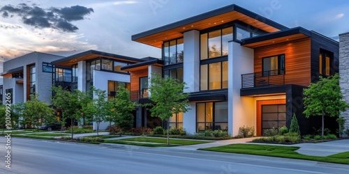 Stunning modern three-story homes available near Panorama Park.