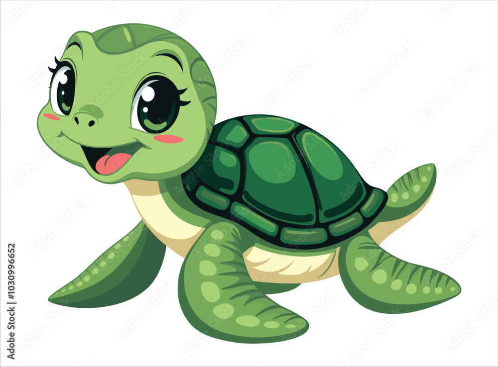 Cute sea turtle cartoon, isolated on a white background. Ideal for marine life themes, children's designs, and ocean-related projects. Perfect for adding a whimsical touch to graphics. Cute sea turtle cartoon, isolated on a white background. Ideal for marine life themes, children's designs, and ocean-related projects. Perfect for adding a whimsical touch to graphics.