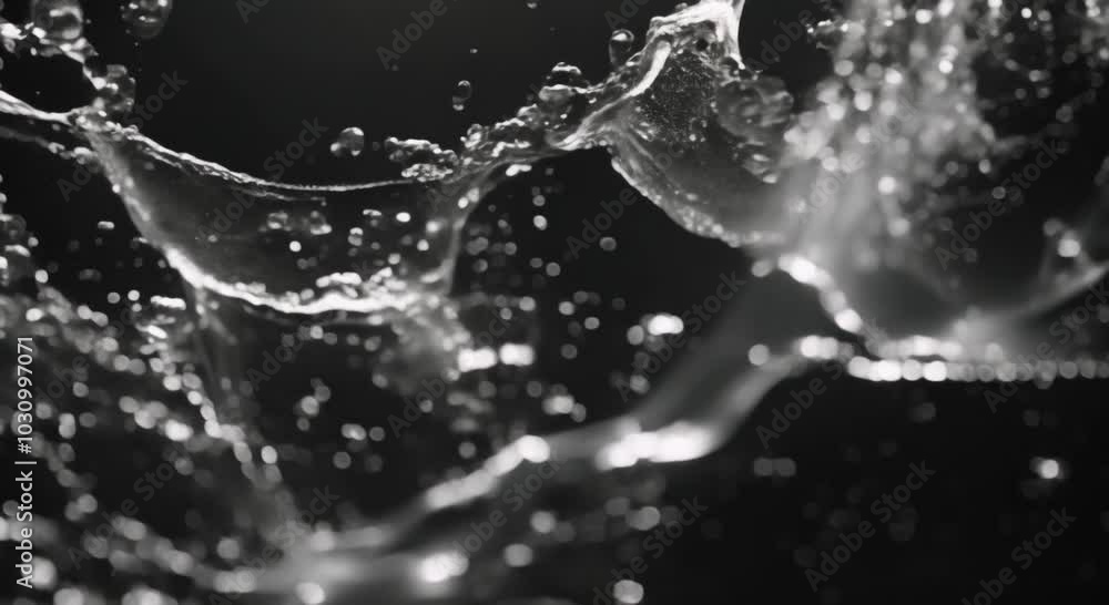 Super slow motion of water splash Super slow motion of water splash