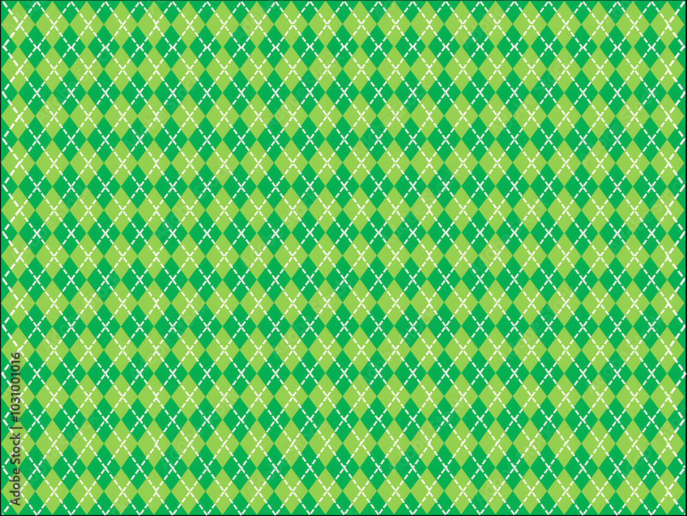 Green Clover Seamless Pattern with Light and Dark Green Diamond Background
Green Clover Seamless Pattern with Light and Dark Green Diamond Background