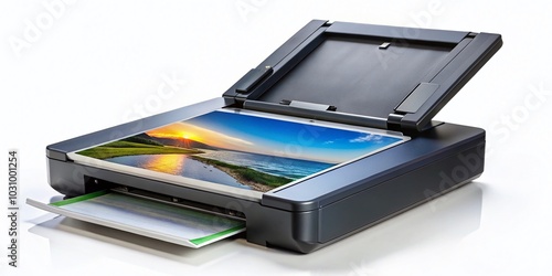 High-Quality Digital Scanner Photo for Document Imaging and Archiving Solutions in Office and Home Environments