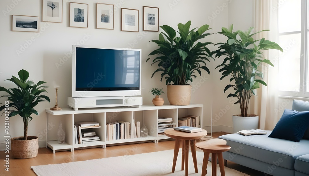 Photo modern style interior room 3d illustration Photo modern style interior room 3d illustration