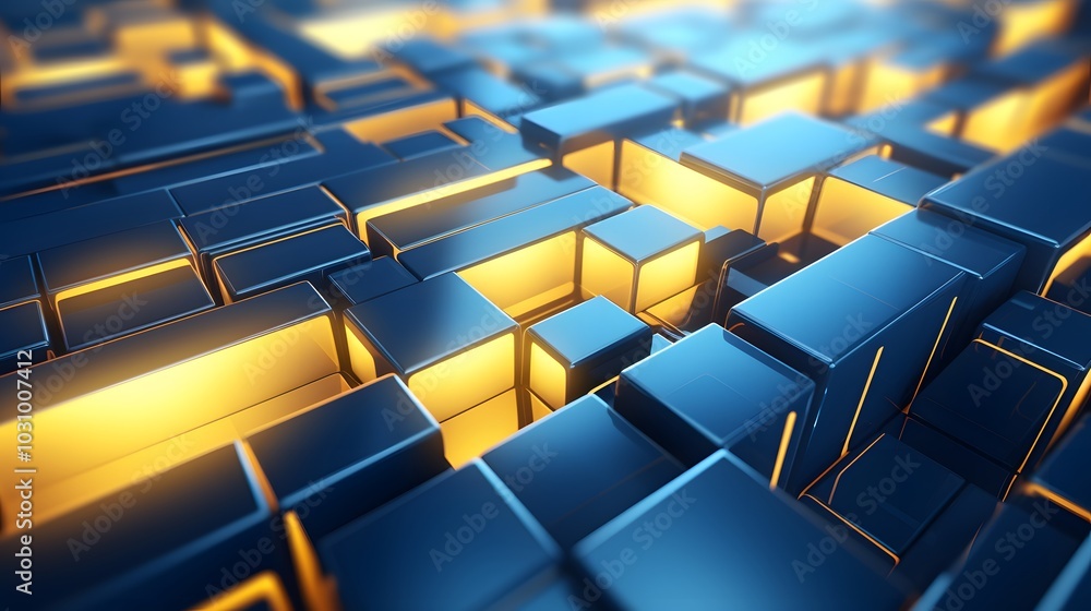 3d rendering of blue and yellow abstract geometric background. Scene for advertising, technology, showcase, banner, game, sport, cosmetic, business, metaverse. Sci-Fi Illustration. Product display
3d rendering of blue and yellow abstract geometric background. Scene for advertising, technology, showcase, banner, game, sport, cosmetic, business, metaverse. Sci-Fi Illustration. Product display