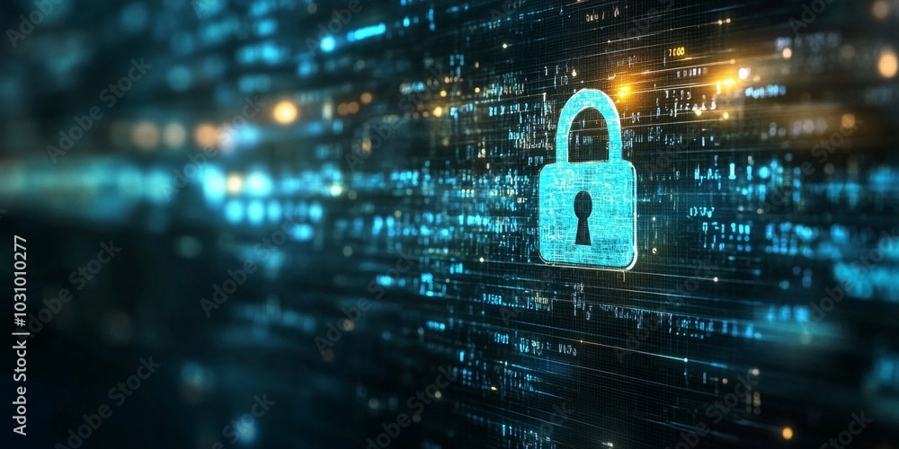 Protect your digital information with a padlock icon. Protect your digital information with a padlock icon.