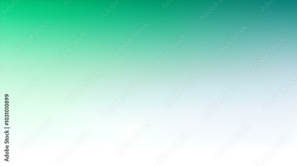 Fototapeta premium Gradient Background with soft Textures fading from Green to White. Modern Presentation Template