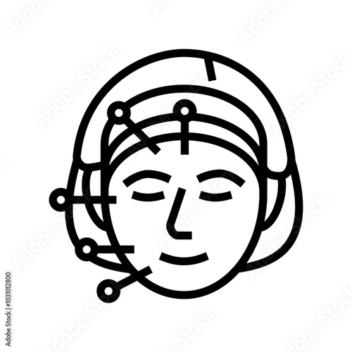 relaxation icon acupuncture line icon vector. relaxation icon acupuncture sign. isolated contour symbol black illustration