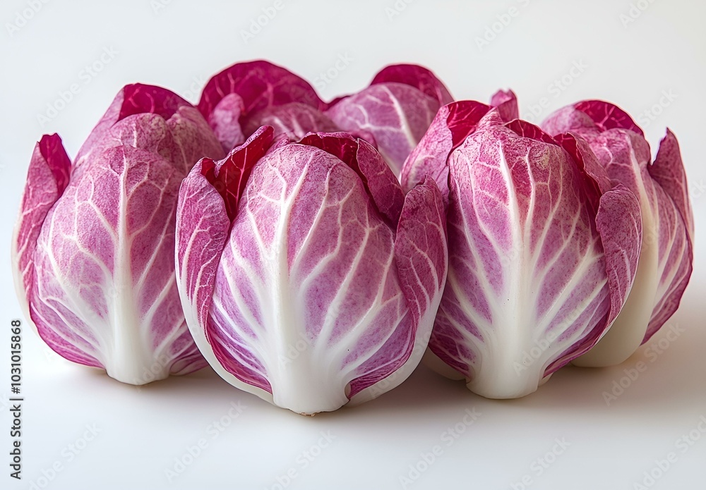 Obraz premium Vibrant Group of Red and White Vegetables Fresh from the Garden. 
