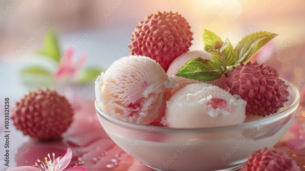 Luscious Lychee Sorbet A Tempting Treat for the Senses Luscious Lychee Sorbet A Tempting Treat for the Senses